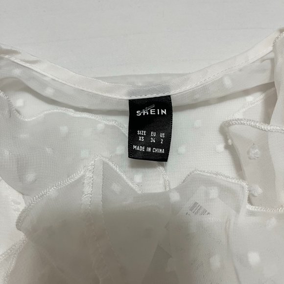 SHEIN white sleeveless Top Size XS - Picture 8 of 8